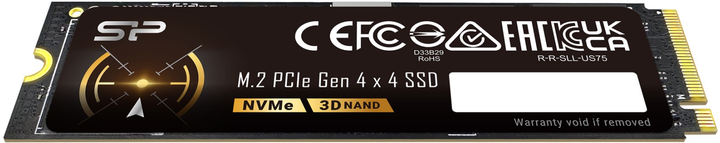 Dysk SSD Silicon Power US75 4TB M.2 NVMe PCIe 4x4 3D NAND (TLC) (SP04KGBP44US7505) - obraz 2