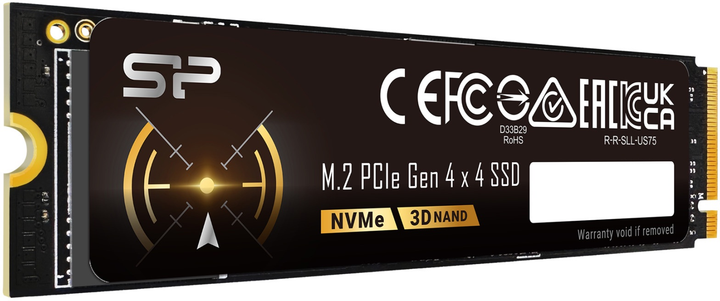 Dysk SSD Silicon Power US75 4TB M.2 NVMe PCIe 4x4 3D NAND (TLC) (SP04KGBP44US7505) - obraz 3