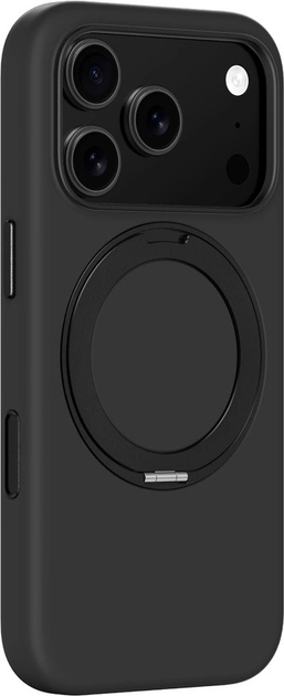 Etui plecki AMAZINGthing Cloudie with stand do Apple iPhone 17 Pro Max Black (IP176.9PCBK) - obraz 2