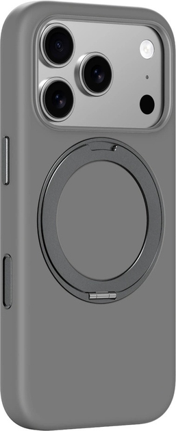 Etui plecki AMAZINGthing Cloudie with stand do Apple iPhone 17 Pro Gray (IP176.3PCGY) - obraz 2