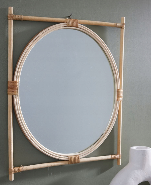 Дзеркало La Factory MATISSE кругле в прямокутній рамі 34 x 29.5 см (3574641234386) - зображення 4