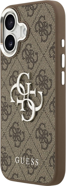 Панель Guess 4G Big 4G Classic Logo для Apple iPhone 17 Brown/Silver (3666339517915) - зображення 2