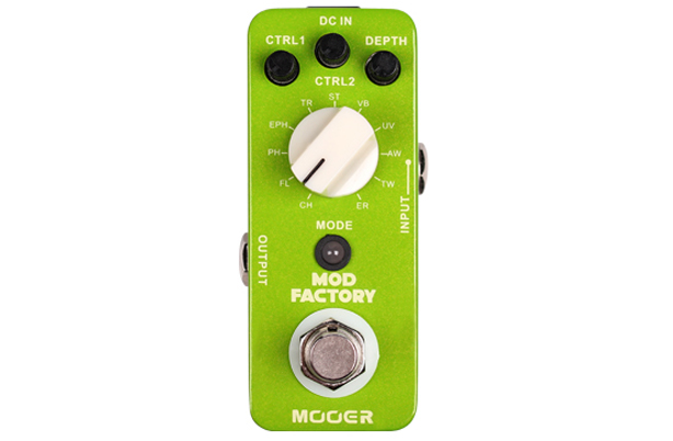 Гитарная педаль Mooer Mod Factory Modulation Monoblock MKII MME2, 11 эффектов модуляции, True Bypass, металлический корпус - изображение 3