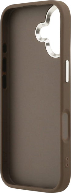 Панель Guess 4G Big 4G Classic Logo для Apple iPhone 17 Brown/Silver (3666339517915) - зображення 6