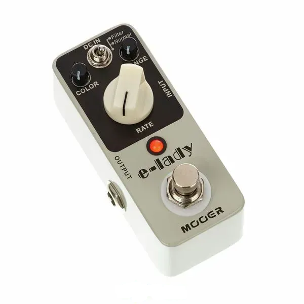 Гитарная педаль Mooer E-Lady MFL2, аналоговый Flanger, Vintage Jet Flanger, True Bypass, металлический корпус - изображение 4