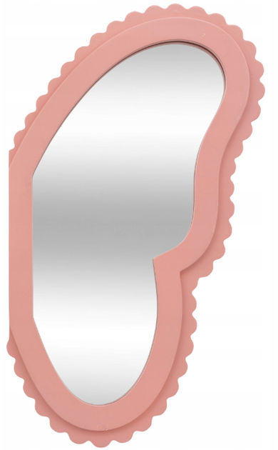 Dekoracyjne Lustro wiszące Atmosphera for Kids ANNA skrzydła motyla 37 x 1.2 x 37 cm Różowe (3560232995194) - obraz 3