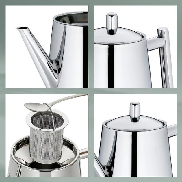 Czajnik Kela Ancona z zaparzaczem stalowy 0.9 l (4025457113550) - obraz 2