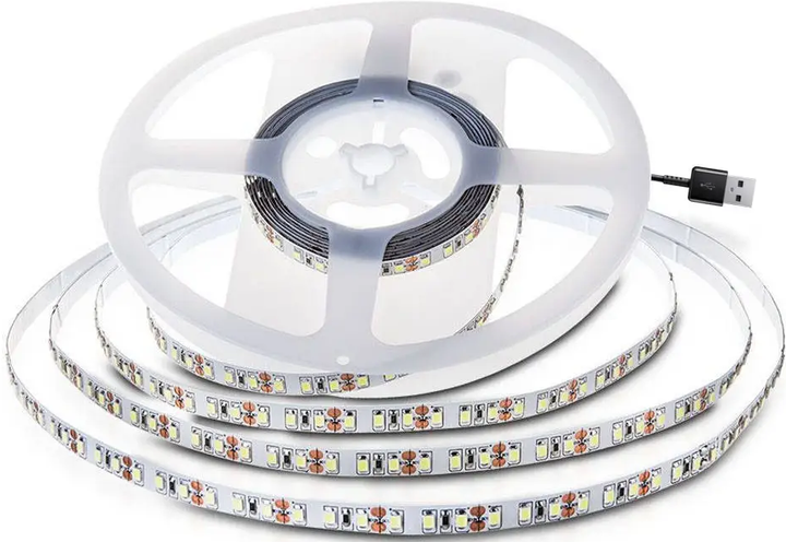 Світлодіодна фітострічка для рослин, від мережі, USB 5 м/LED стрічка для розсади (L) - зображення 8