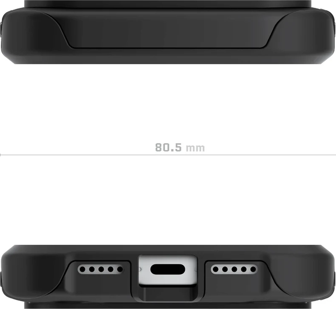 Etui Ghostek Atomic Slim MagSafe do Apple iPhone 17 Pro Black (840235314523) - obraz 8