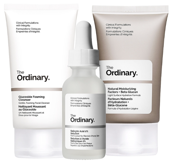 Zestaw do pielęgnacji twarzy The Ordinary The Clear Set Serum do twarzy 30 ml + Krem nawilżający 30 ml + Pianka oczyszczająca 50 ml (769915233230) - obraz 2