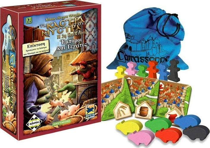 Додаток до настільної гри Kaissa Замок Містри: купці та ремісники (грецька версія) KA112134 (5205444112134) - зображення 2