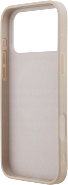 Панель Guess Saffiano Classic Logo MagSafe для Apple iPhone 17 Pro Pink (3666339552480) - зображення 7
