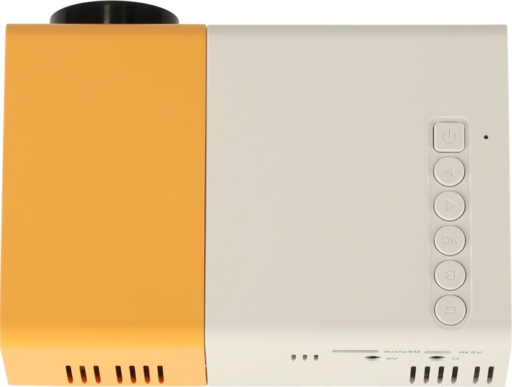 Projektor KIK KX3913 LED TFT LCD Biało-pomarańczowy (5903039749108) - obraz 6