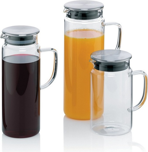 Dzbanek Kela Pitcher szklany z pokrywką 1 l (4025457113970) - obraz 5