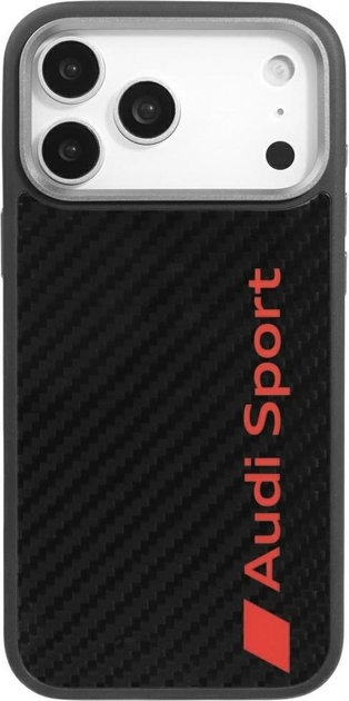 Etui plecki Audi R8 Carbon Fiber MagSafe do Apple iPhone 17 Pro Max Black (AUS-TPUPCMIP17PM-R8/D2-BK) - obraz 1
