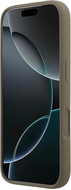 Панель Guess Silicone Big 4G Script для Apple iPhone 17 Pro Bronze (3666339522414) - зображення 1