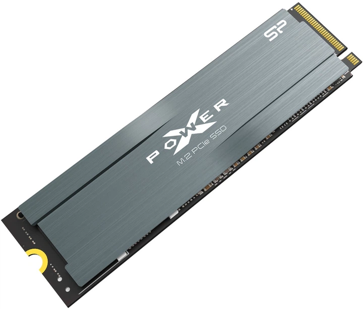 Silicon Power US75 Heatsink 1TB M.2 NVMe PCIe 4x4 3D NAND (TLC) (SP01KGBP44US75S5) - зображення 2