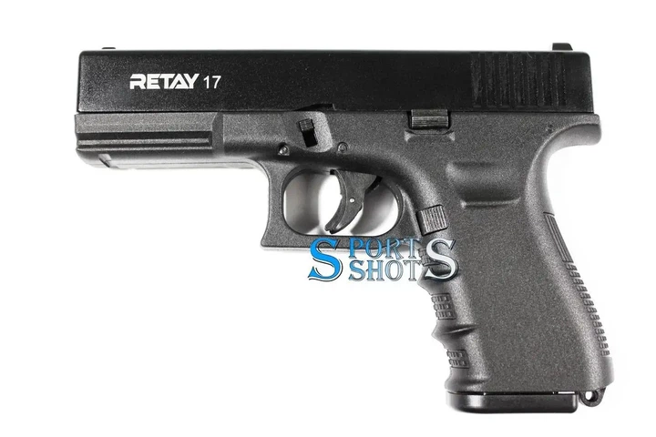 Стартовый пистолет Retay G17 black (Glock 17) - изображение 5