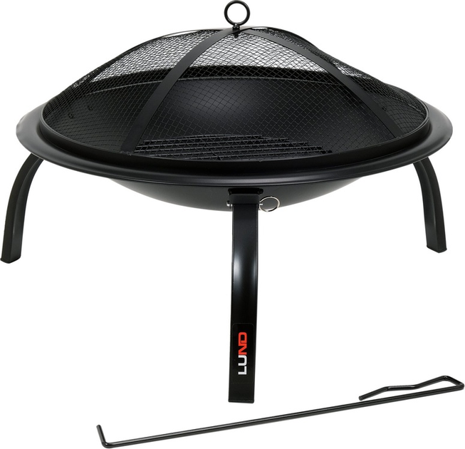 Palenisko ogrodowe LUND stalowe ze składanymi nóżkami 56 x 39 cm 99912 (5906083093357) - obraz 2
