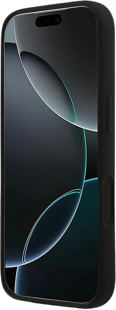 Панель Guess Silicone Big 4G Script для Apple iPhone 17 Pro Max Black (3666339522261) - зображення 2