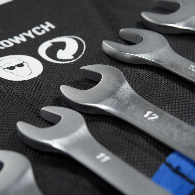 Zestaw kluczy płasko-oczkowych Nac 12 szt  6 - 22 mm + etui (NAC SP-12-S) - obraz 2