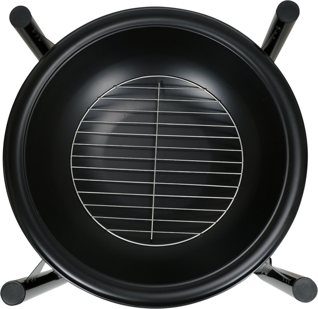 Palenisko ogrodowe LUND stalowe z drewutnią 58 x 58 x 55 cm 99914 (5906083093395) - obraz 6