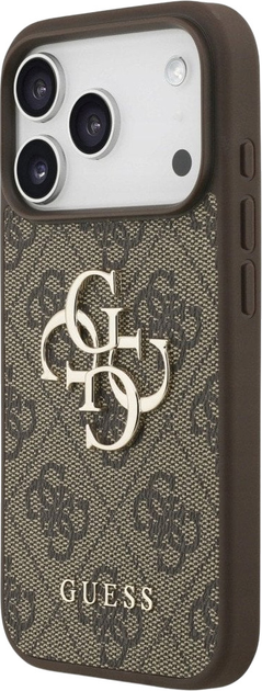 Панель Guess 4G Big Logo для Apple iPhone 17 Pro Brown (3666339491543) - зображення 2