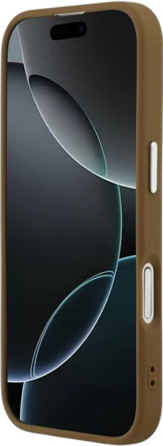 Панель Guess Triangle Logo MagSafe для Apple iPhone 17 Brown (3666339515515) - зображення 5