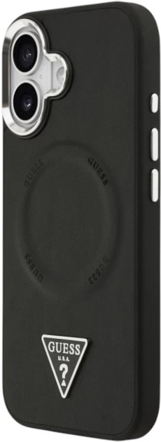 Панель Guess Triangle Logo MagSafe для Apple iPhone 17 Black (3666339515195) - зображення 2