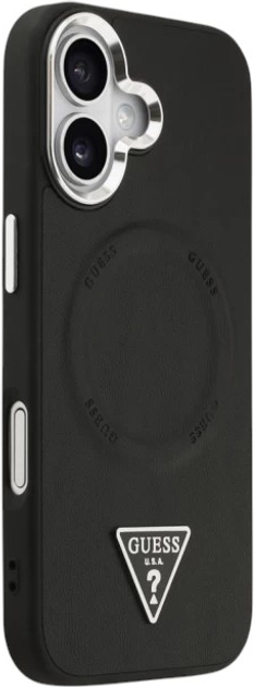 Панель Guess Triangle Logo MagSafe для Apple iPhone 17 Black (3666339515195) - зображення 4