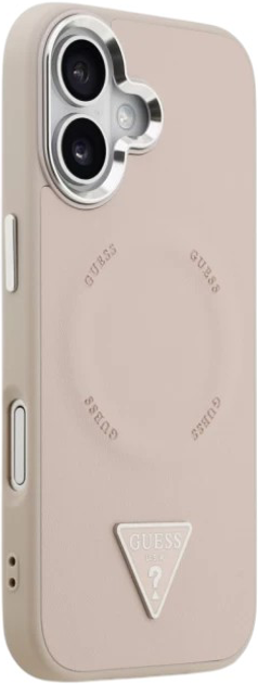 Панель Guess Triangle Logo MagSafe для Apple iPhone 17 Pink (3666339515355) - зображення 4