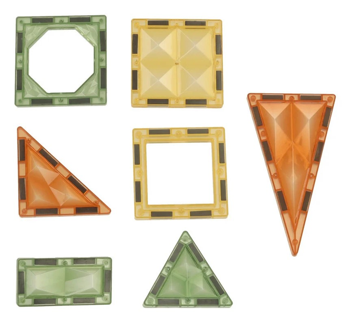 Klocki magnetyczne świecące KIK Light Magnetic Blocks Animal Paradice 90 elementów (5903039752702) - obraz 9