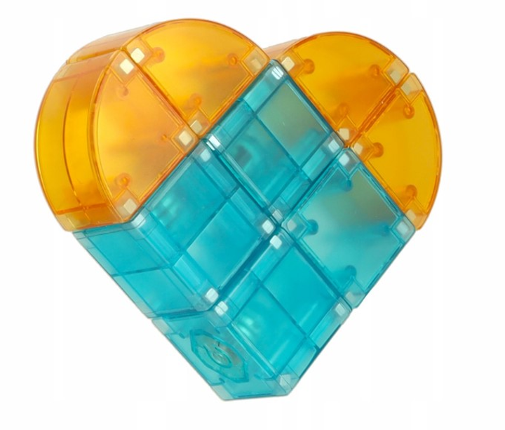 Klocki magnetyczne świecące KIK Light Magnetic Blocks Figury 64 elementy (5903039752726) - obraz 5