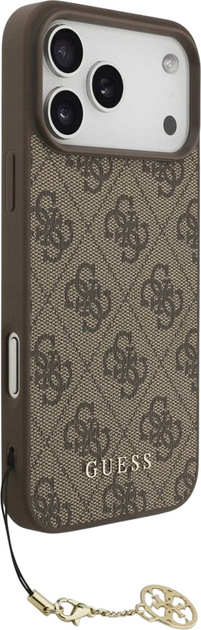 Панель Guess 4G Charms Collection MagSafe для Apple iPhone 17 Pro Max Brown (3666339525644) - зображення 3