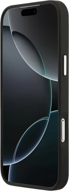 Панель Karl Lagerfeld FW Grained Karl & Choupette Heads Pins do Apple iPhone 17 Pro Max Black (3666339494681) - зображення 2