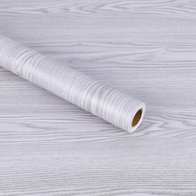 Самоклеюча плівка Ikonka 1.22 x 50 м Дуб сріблясто-сірий (5903039728172) - зображення 3