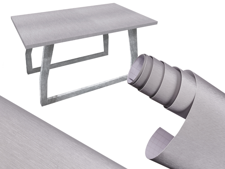 Самоклеюча плівка Ikonka 1.52 x 30 м Металік матова сіра (5903039720473) - зображення 2