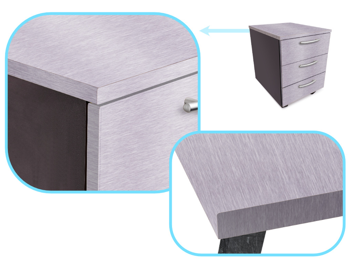 Самоклеюча плівка Ikonka 1.52 x 30 м Металік матова сіра (5903039720473) - зображення 3