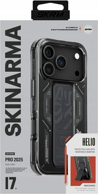 Etui SkinArma Helio do Apple iPhone 17 Pro Graphite (8886461248548) - obraz 5