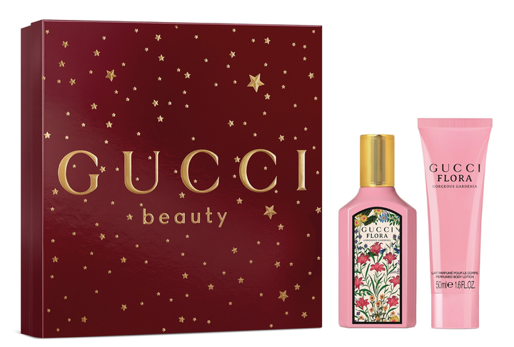 Zestaw damski Gucci Flora Gorgeous Gardenia Woda perfumowana 50 ml + balsam do ciała 50 ml (3616305278296) - obraz 1