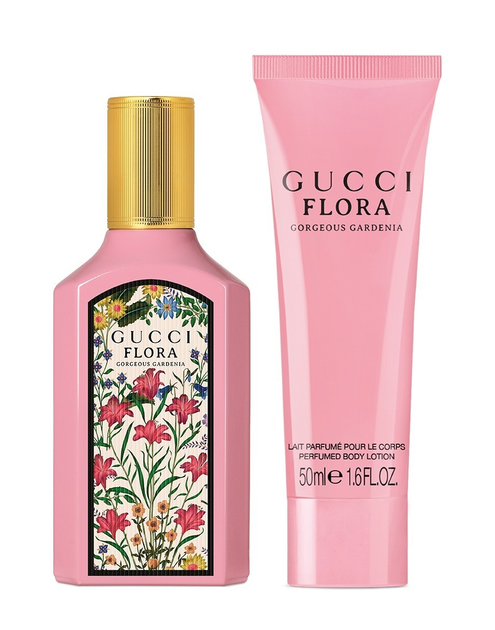 Zestaw damski Gucci Flora Gorgeous Gardenia Woda perfumowana 50 ml + balsam do ciała 50 ml (3616305278296) - obraz 2