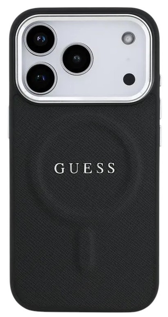 Панель Guess Classic Logo MagSafe для iPhone 17 Pro Max Black - зображення 2