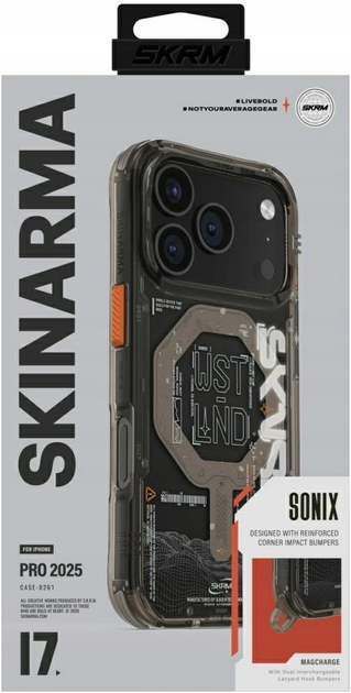 Панель SkinArma Sonix для Apple iPhone 17 Pro Stone (8886461248876) - зображення 5