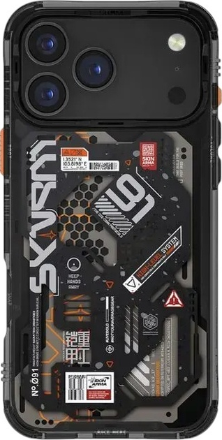 Etui SkinArma Spectra do Apple iPhone 17 Pro Black (8886461248593) - obraz 1