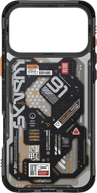 Etui SkinArma Spectra do Apple iPhone 17 Pro Max Black (8886461248616) - obraz 4