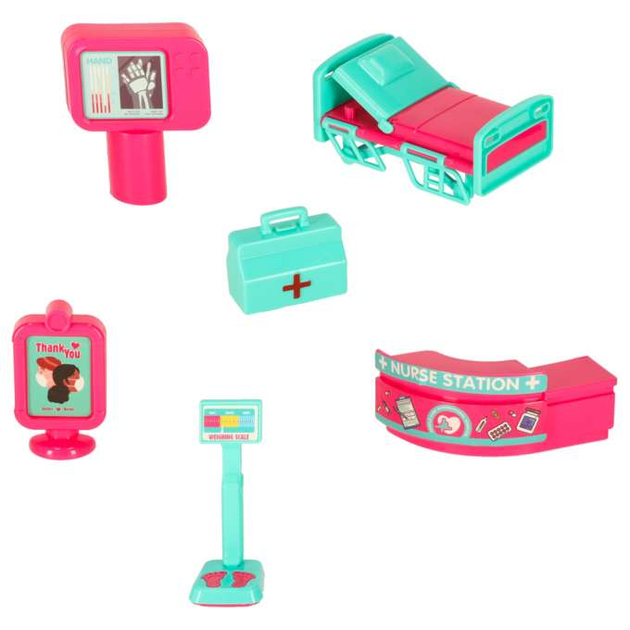 Zestaw Kik Lalka z akcesoriami Karetka pogotowia ambulans mobilny szpital (KX3038) (5903039767706) - obraz 4