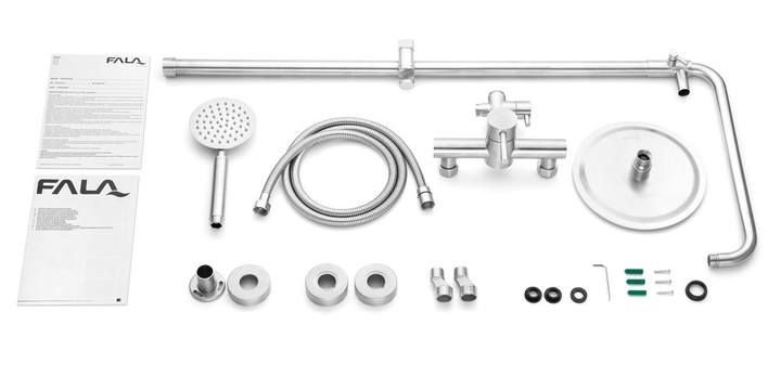 Душова система Fala Steely 1 (5906083038518) - зображення 7