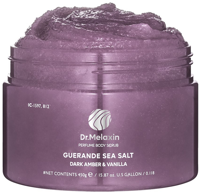Скраб для тіла Dr.Melaxin Guerande Sea Salt Dark Amber & Vanilla 450 г (8809886481833) - зображення 2
