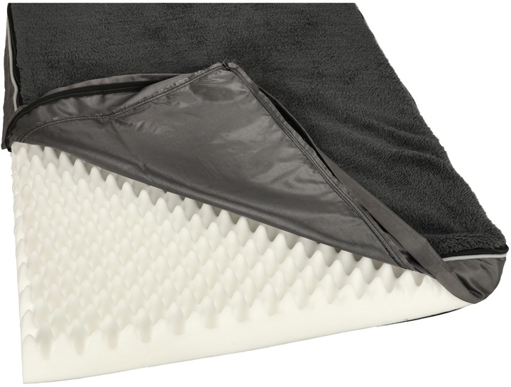 Legowisko ortopedyczne dla psów KIK 90 cm Szare (5903039751620) - obraz 5