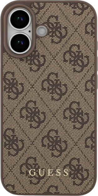 Панель Guess 4G Classic Case для iPhone 17 Brown (3666339556143) - зображення 3